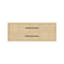 Couvre-tête ondulé en bois 60,8 po Hayes