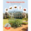 3,9 pi x 5,9 pi - Polyester - Cage de protection des plantes - Noir + vert