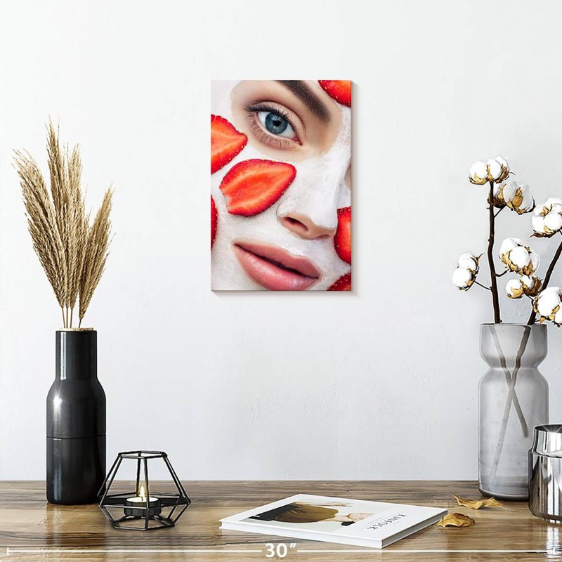 Strawberry Beauty, 12" H x 8" W