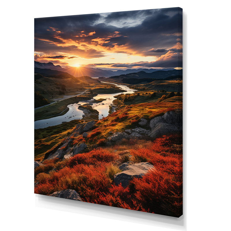 Washington Country Charm sur toile, 44" H x 34" W, Toile tendue