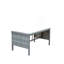 Table basse avec patio extérieur en verre trempé transparent