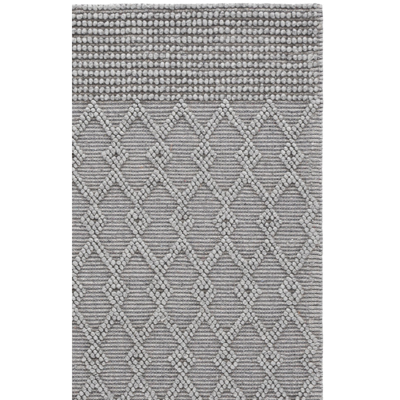 Natura Hand Woven Wool; Cotton; Recycled P.E.T Solid Color Indoor Rug, Rectangle 9' x 12'