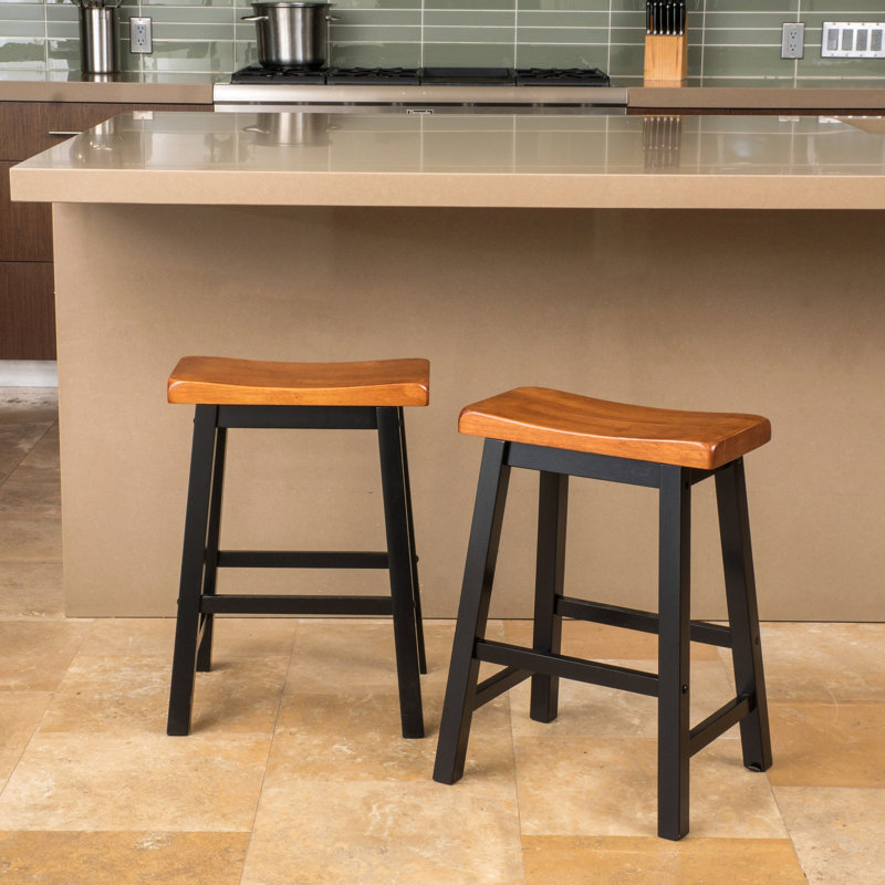 Tabouret en bois 24 po, Tabouret de comptoir (siège d'une hauteur de 24 p