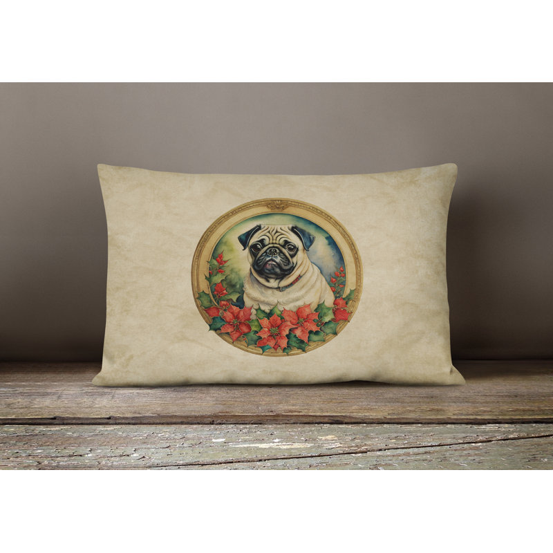 Coussin Christmas, 12 po x 16 po, Rectangulaire