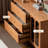 Cherry Wood Retro Minimalist Locker Solid Wood Accent Cabinet