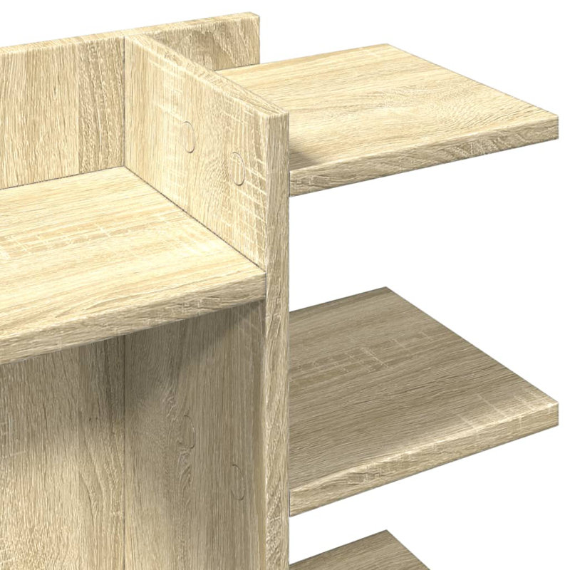 Desk Organiser 42X21.5X42 Cm Engineered Wood, Sonoma Oak