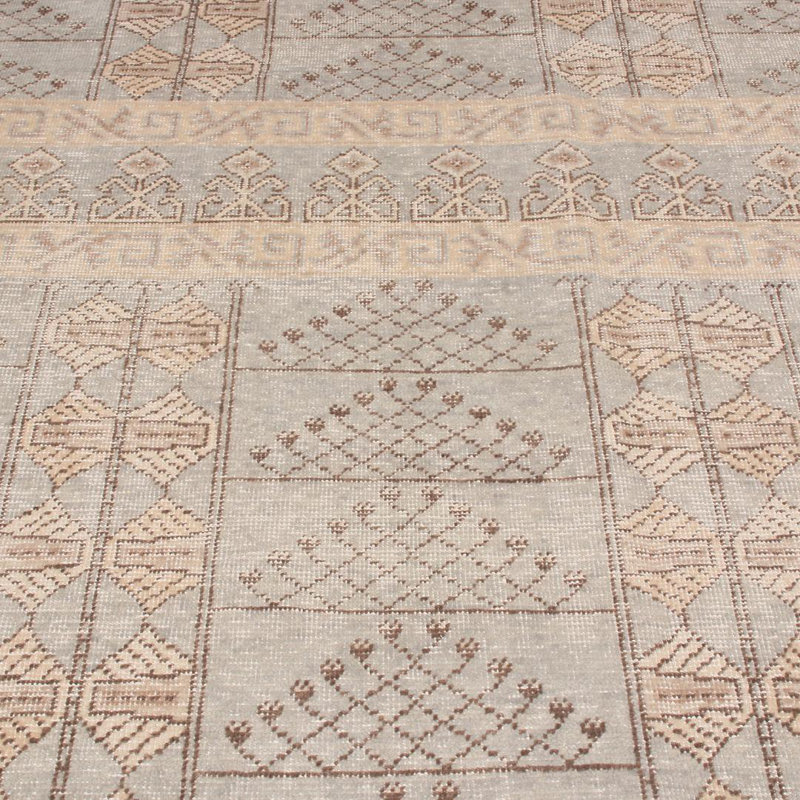 Distressed Homage Hand Knotted Wool Area Rug, Rectangle 12' x 15'