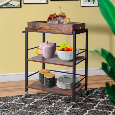 Kathry 25.6 " W Kitchen Cart