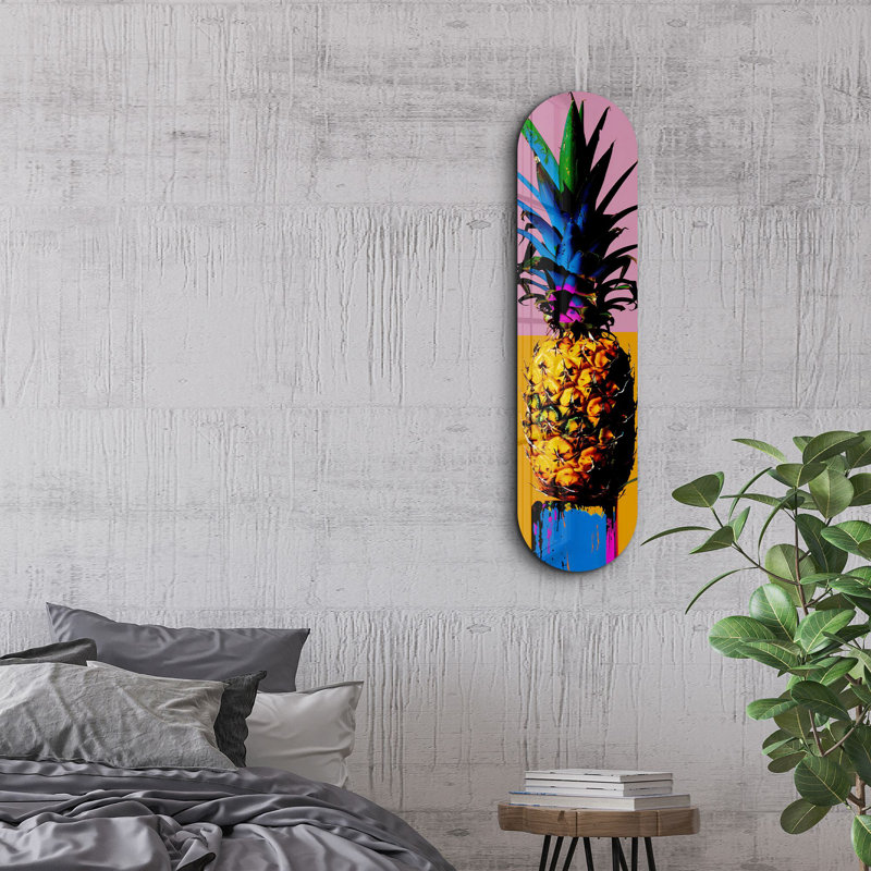 Peinture décorative en verre trempé