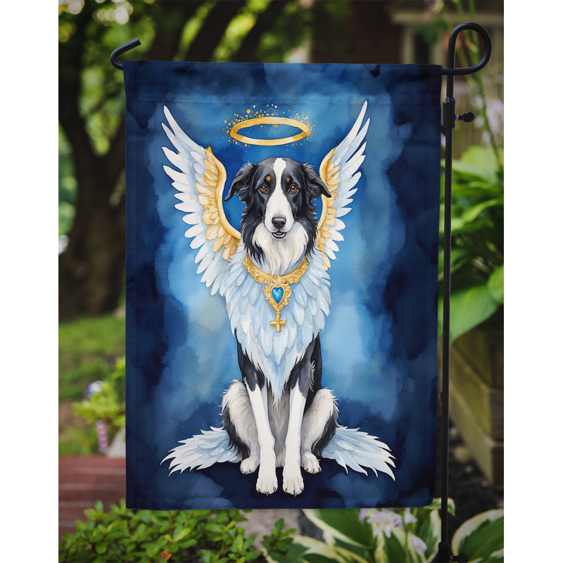 Drapeau de jardin Borzoi My Angel