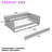 Full Xl Upholstered Led Daybed With Trundle – Modern Sofa Bed With App-controlled Lighting & Leather-like Finish-613892282