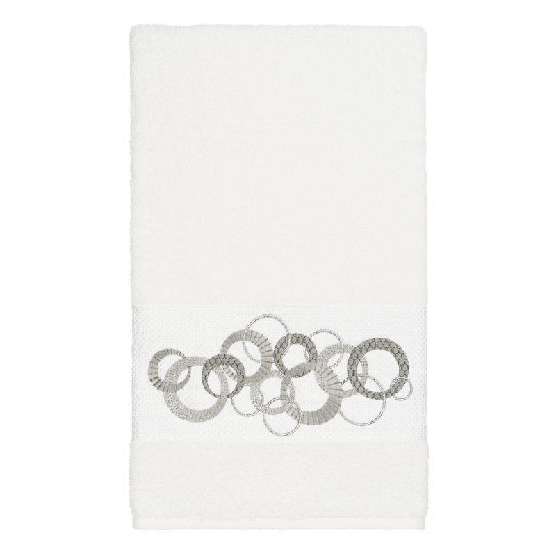 Annabelle Turkish Cotton Midweight Bath Towel, White