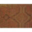 Tapis rouille en laine noué à la main de conception unique 14 pi 8 po x 26 pi 3 po Nashima