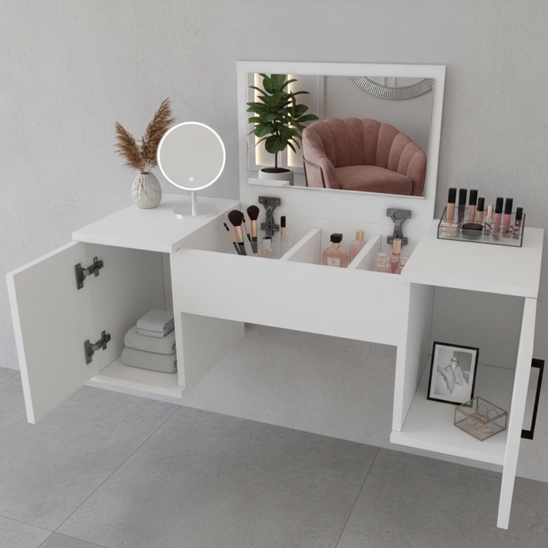 Meuble-lavabo, Blanc