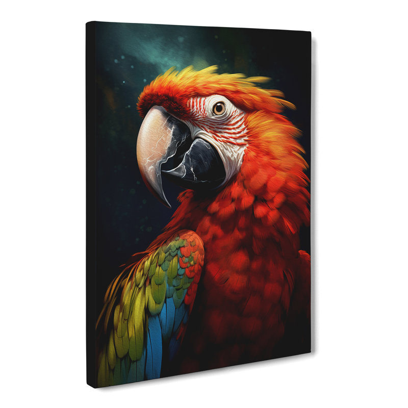 Parrot Conceptual - No Frame Print, 76cm H x 50cm W x 3cm D