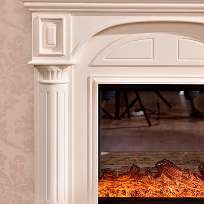 Euro-American Simple TV Cabinet Mantelpiece