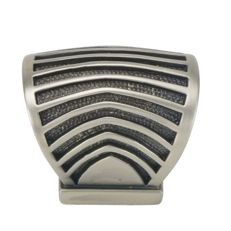 Edgar Berebi Urban Metro Kings Row knob in antique nickel plate, Antique Nickel