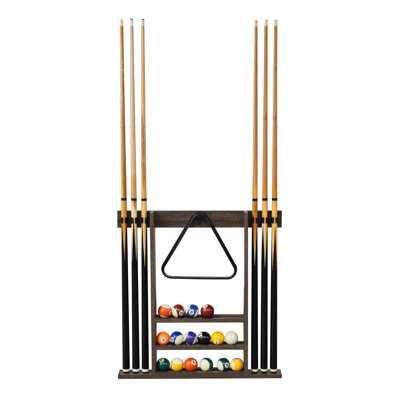 Porte-queues de billard en bois American Legend