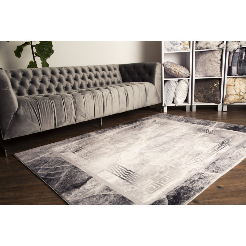 Tapis brun clair / gris Doerun