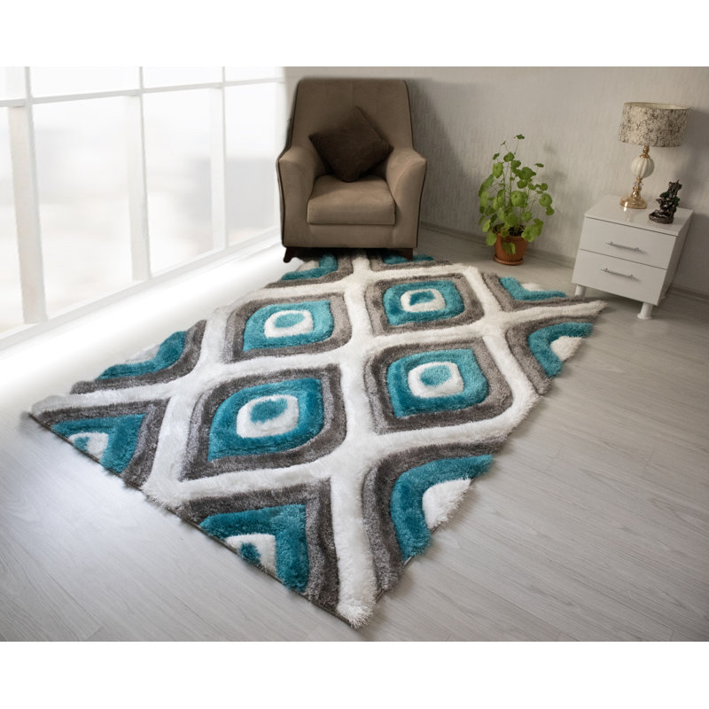 Abstract Indoor Rug, Rectangle 5' x 7'
