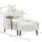 Lamb Accent Armchai with Ottoman-955231217