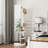 360° Rotating Multifunctional Full Length Mirror With Hook Storage, Solid Wood Floor Mirror For Bedrooms And Living Rooms-288495528
