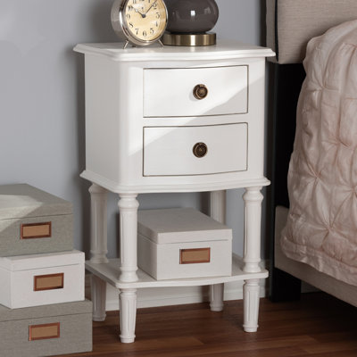 Nuttall 2 - Drawer Nightstand in White