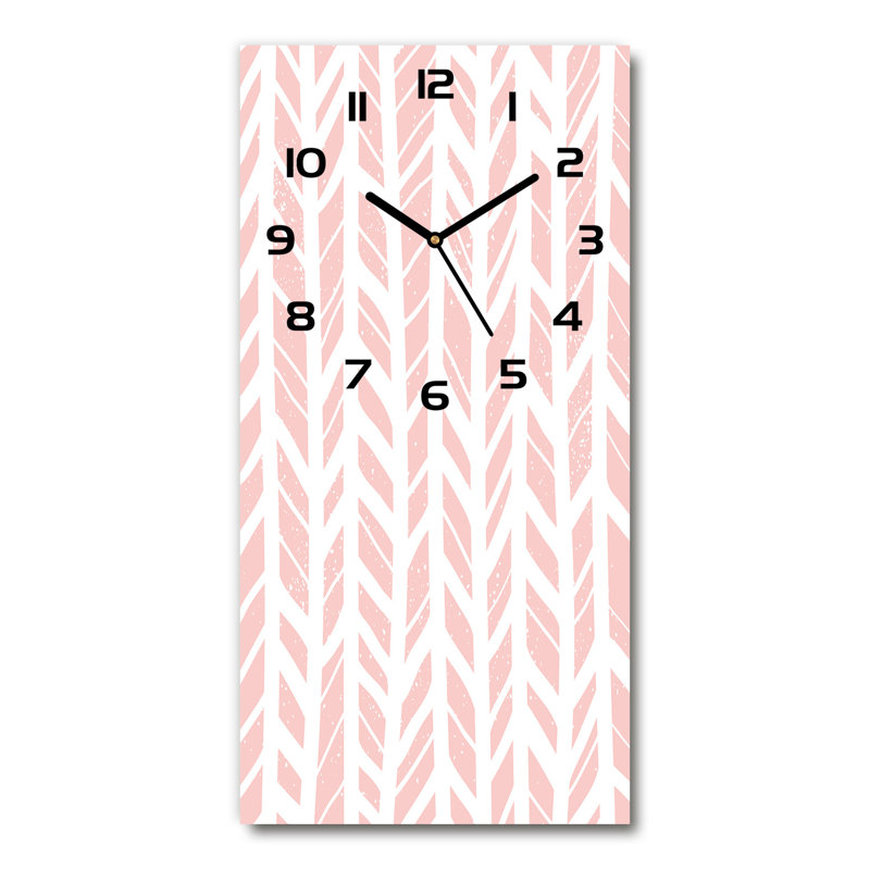 Jaymis Glass Wall Clock, Black