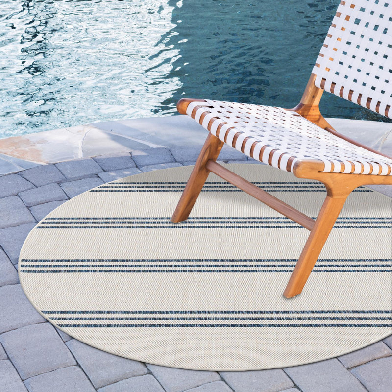Viking Jill Zarin Anguilla Indoor/Outdoor Rug, Round 6'7"