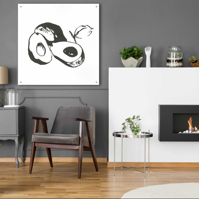 «Avacado II BW» par Chris Paschke, H 36 po x l 36 po x P 0,2 po