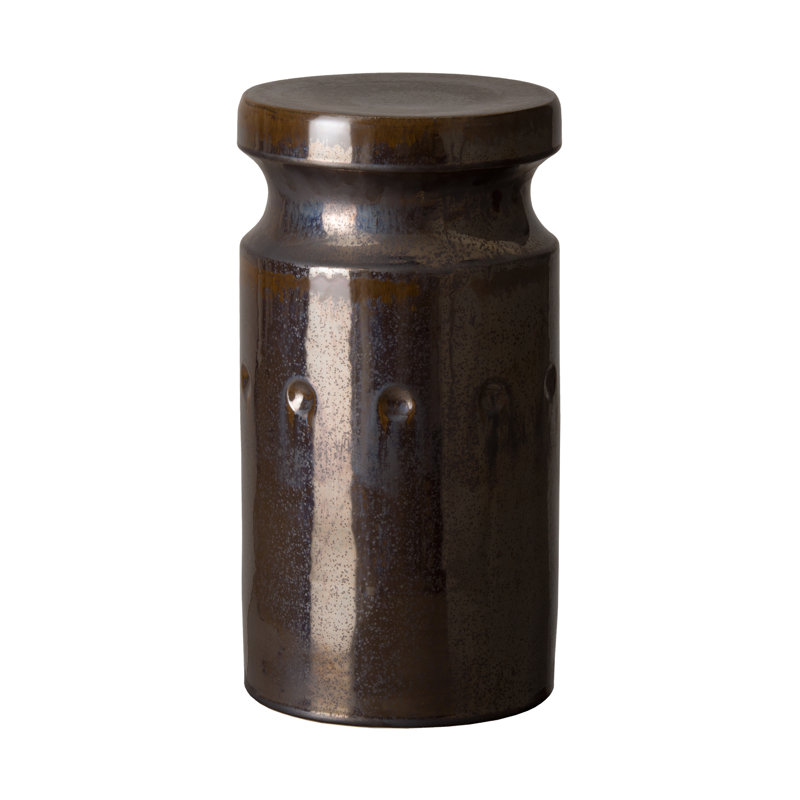 Creasey Handmade Porcelain China Jar, Gun Metal