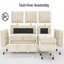 Canapé-lit modulaire en L de 81 po avec tiroir, dossier inclinable, méridienne de rangement réversible, ports USB, assemblage sans outil,-633579855