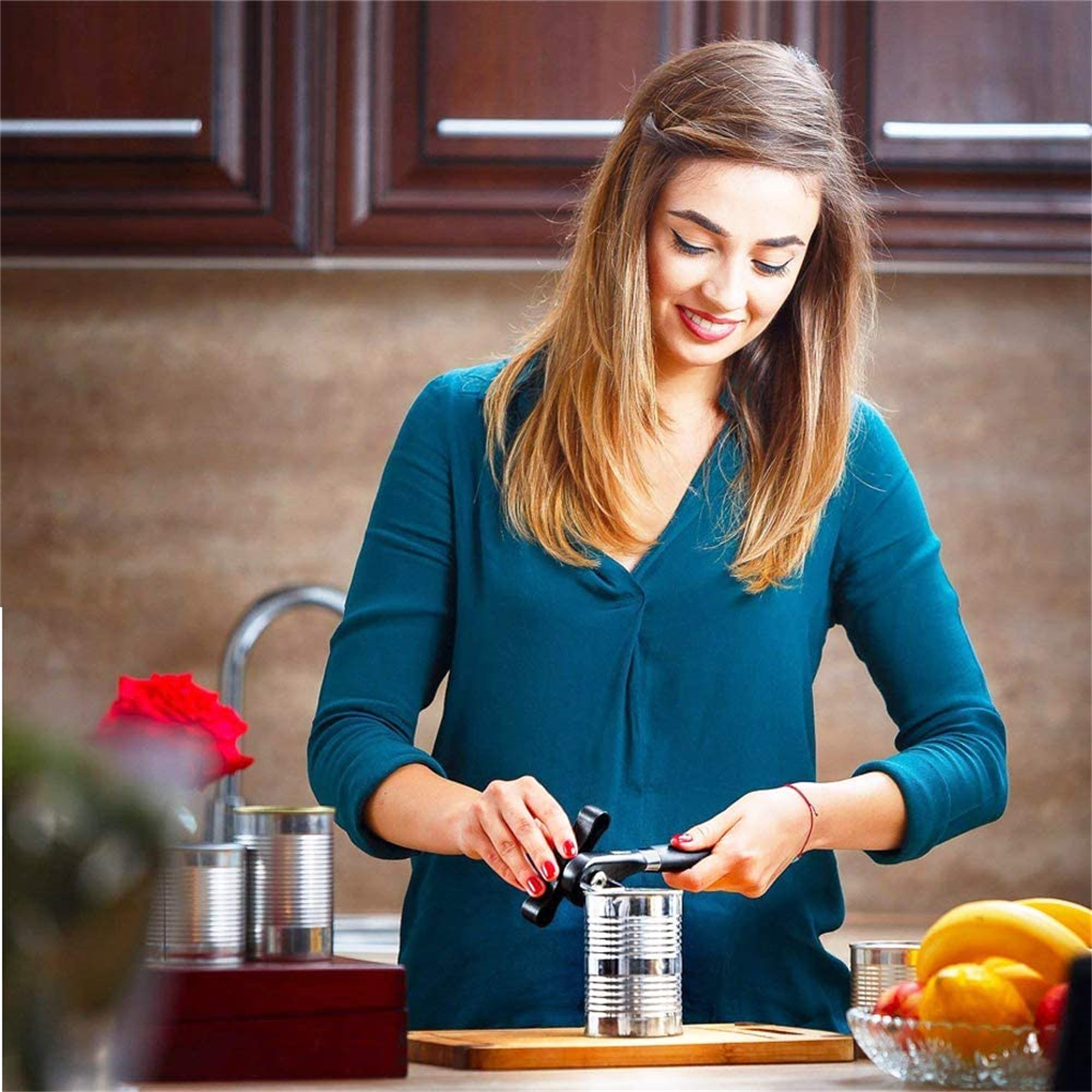 Zulay Kitchen Can Opener Handheld - Durable Manual Can Opener