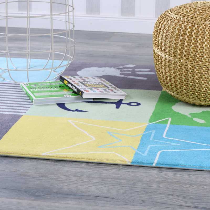 Stars Geometric Hand Tufted Area Rug, Rectangle 160 x 230cm