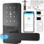 Poignée de porte intelligente à empreinte digitale 5-en-1 avec contrôle d'application Bluetooth VEVOR Smart Lock