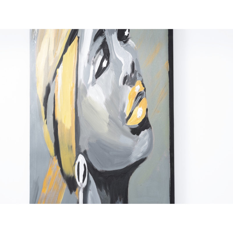 Radiant 47 po x 19 po, peintures murales sur toile grises - peintes à la main pour un décor lumineux surdimensionné Art Chic Home
