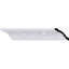 Moulure couronnée rose Rempart H 3 1/4 po x P 3 3/4 po x P 5 po x L 94 1/2 po