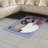 Pug High Density Long Fiber Poly Threads Decorative Area Rug Carpet-42029133