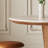 Beige&Walnut Round Sintered Stone Dining table-59217923
