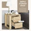 48cm W Particle Board / Chipboard Bedside Table-552937598