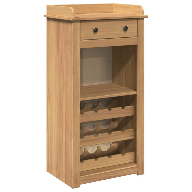 Bueno Floor Wine Bottle Rack Brown
