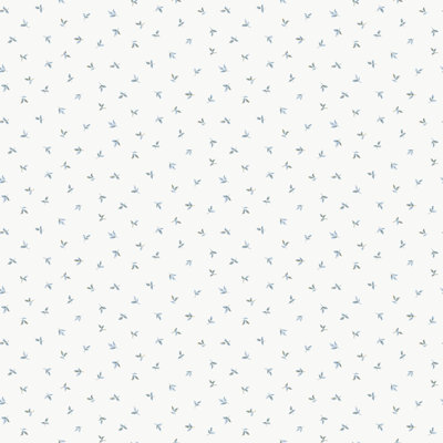 Galerie Miniatures 3 Blue Tree Leaf Wallpaper