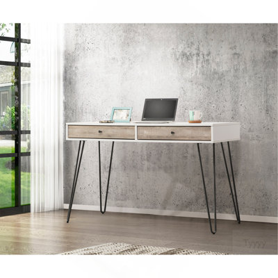 Taupe Oak Desk