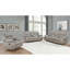 Causeuse-fauteuil coulissante avec console Taupe