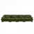 Velours vert olive