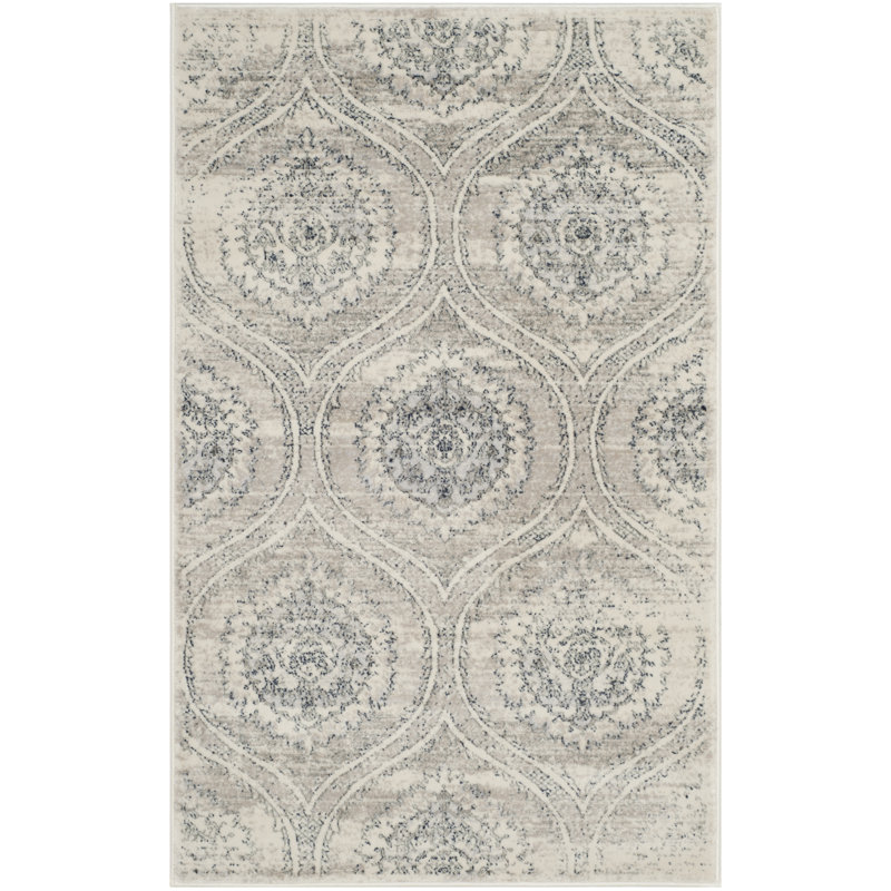 Overholt Performance Geometric Rug, Rectangle 3' x 5'