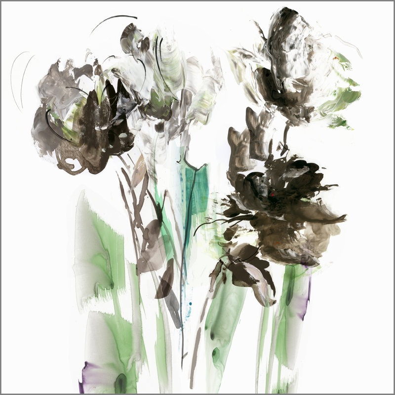 «Green Spring I», reproduction sur toile tendue, H 12 po x l 12 po