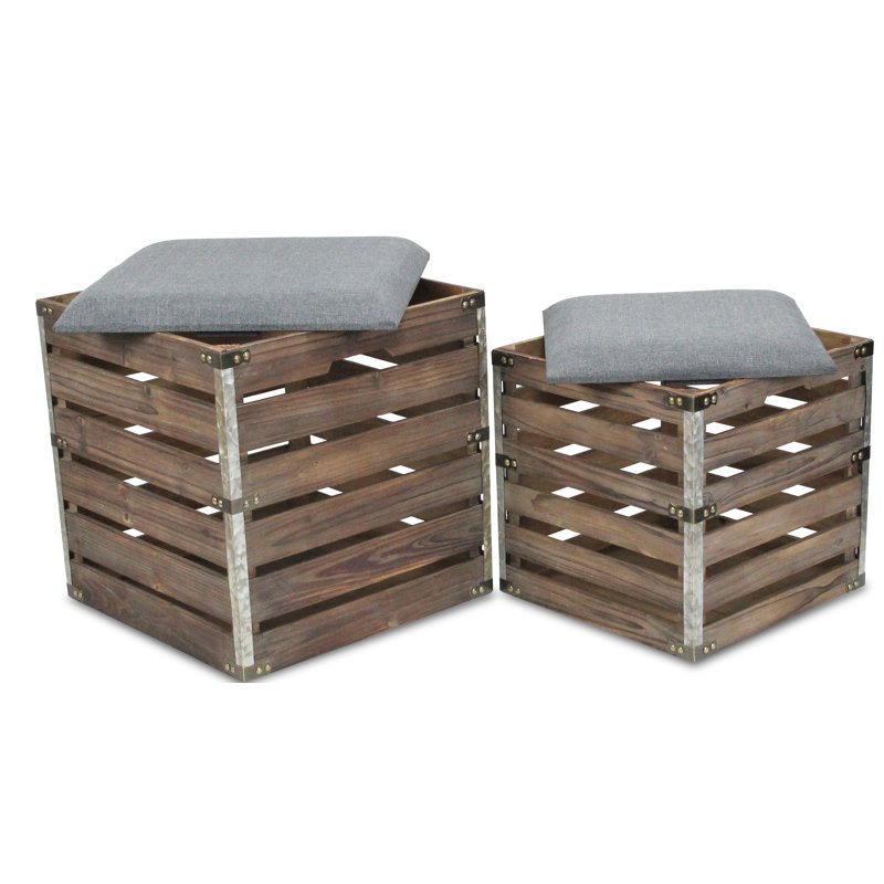 Banc de rangement à plateau rabattable Kiger