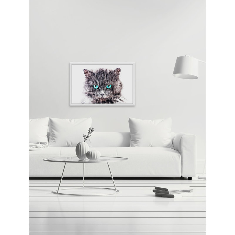 Let Me In 1 Piece Single Picture Frame Painting, 61cm H x 91cm W x 4cm D