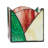 4.75"W Abstract Design Stained Glass Candle Holder